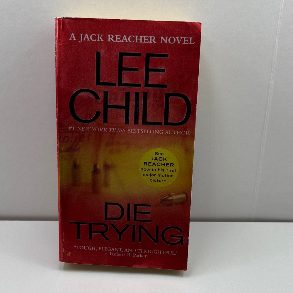 Red 'Die Trying' Book by Lee Child